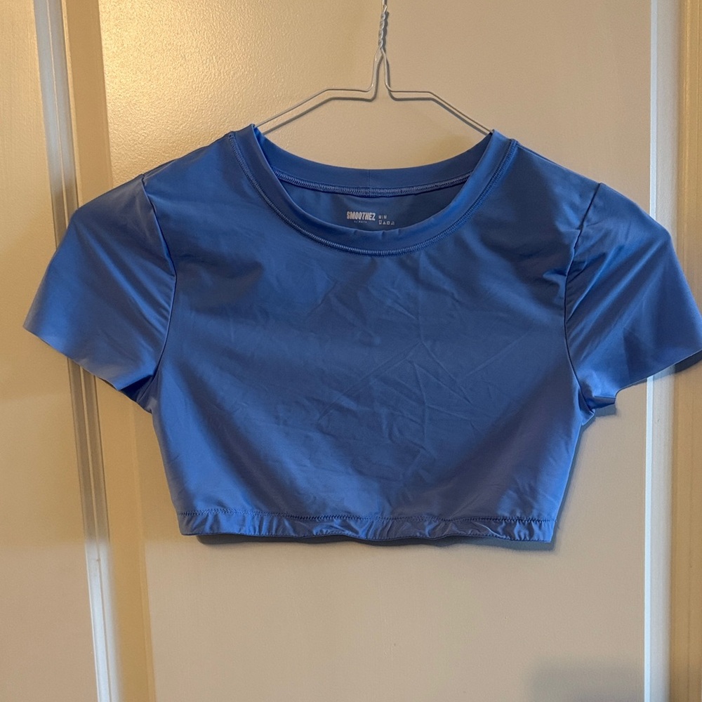 Aerie Vibrant Blue Crop Top